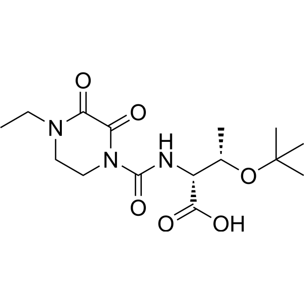 (2R,3S)-3-(tert-Butoxy)-2-(4-ethyl-2,3-dioxopiperazine-1-carboxamido)butanoic acid 79276-23-6